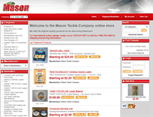 Tablet Screenshot of masontackle.com